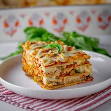 beefy vegan lasagna